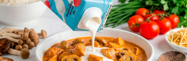 Almoço rápido: Estrogonofe Vegetal Cremoso.