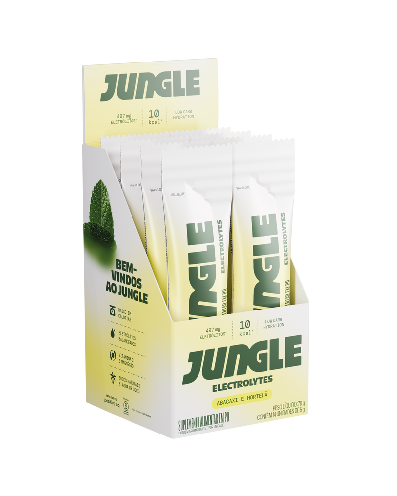 Jungle Electrolytes Abacaxi e Hortelã (14 unidades)