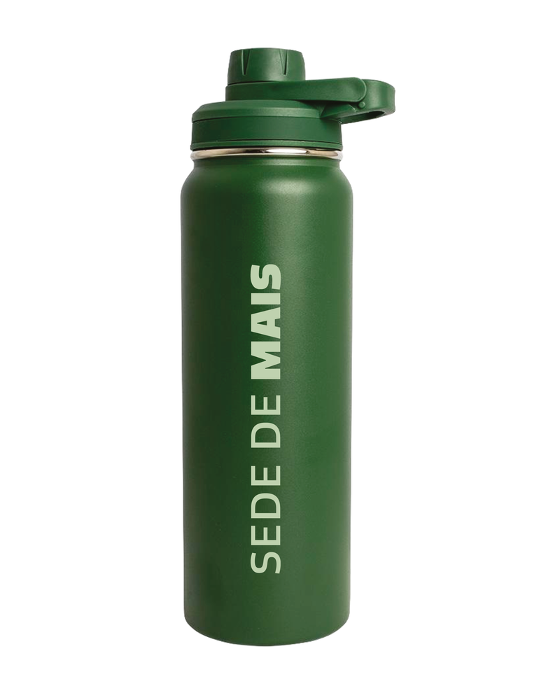 Garrafa Térmica Verde Jungle Sede de Mais 850ml