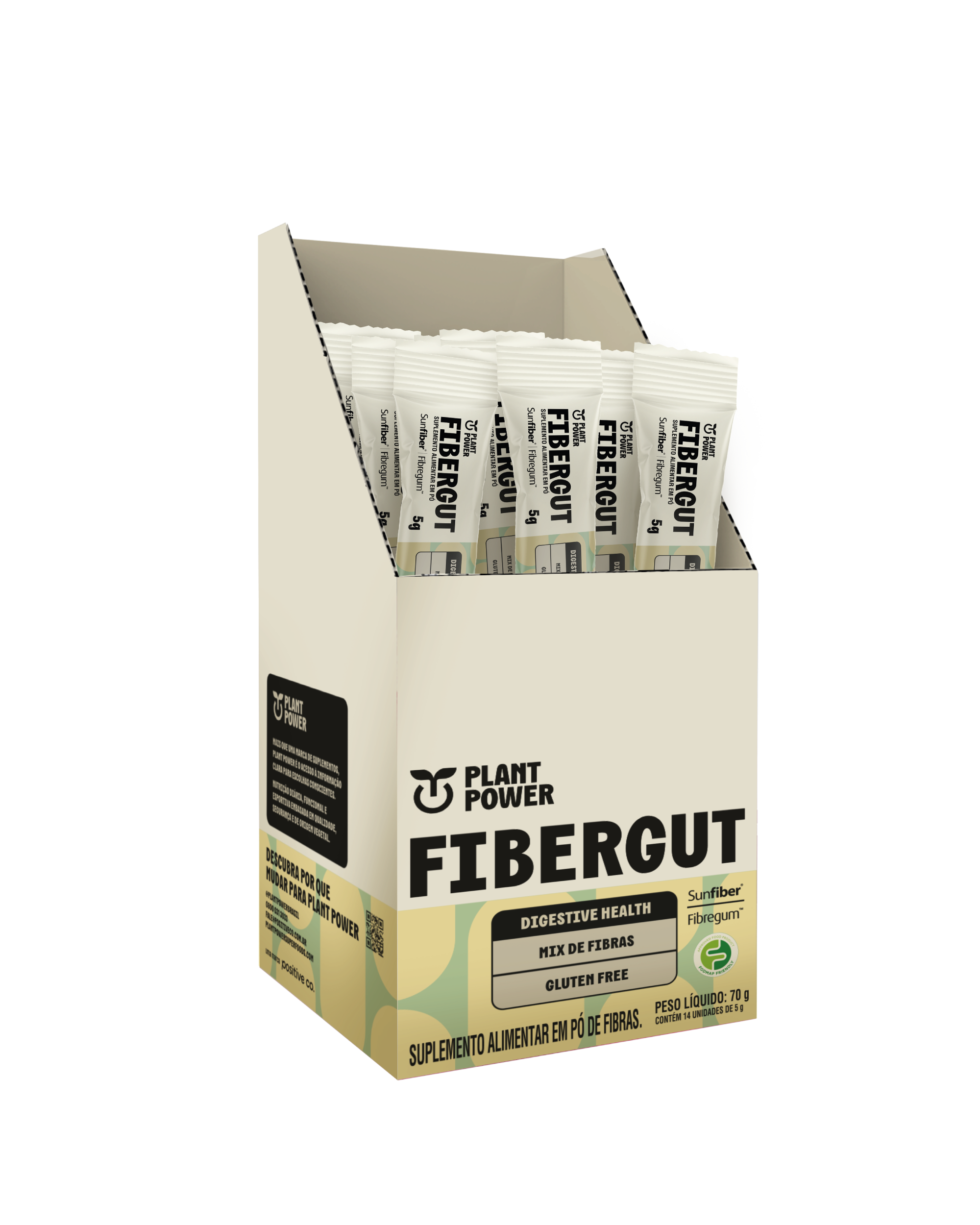 Suplemento de Fibras Fibergut 5g (14 unidades)