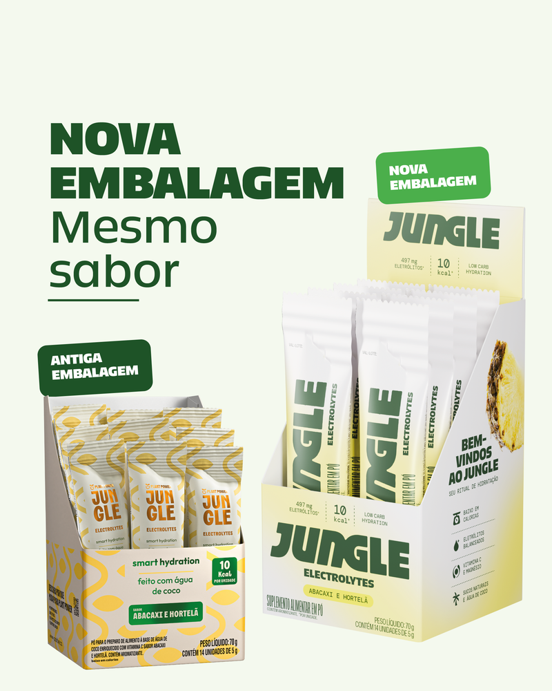 Jungle Electrolytes Abacaxi e Hortelã (14 unidades)