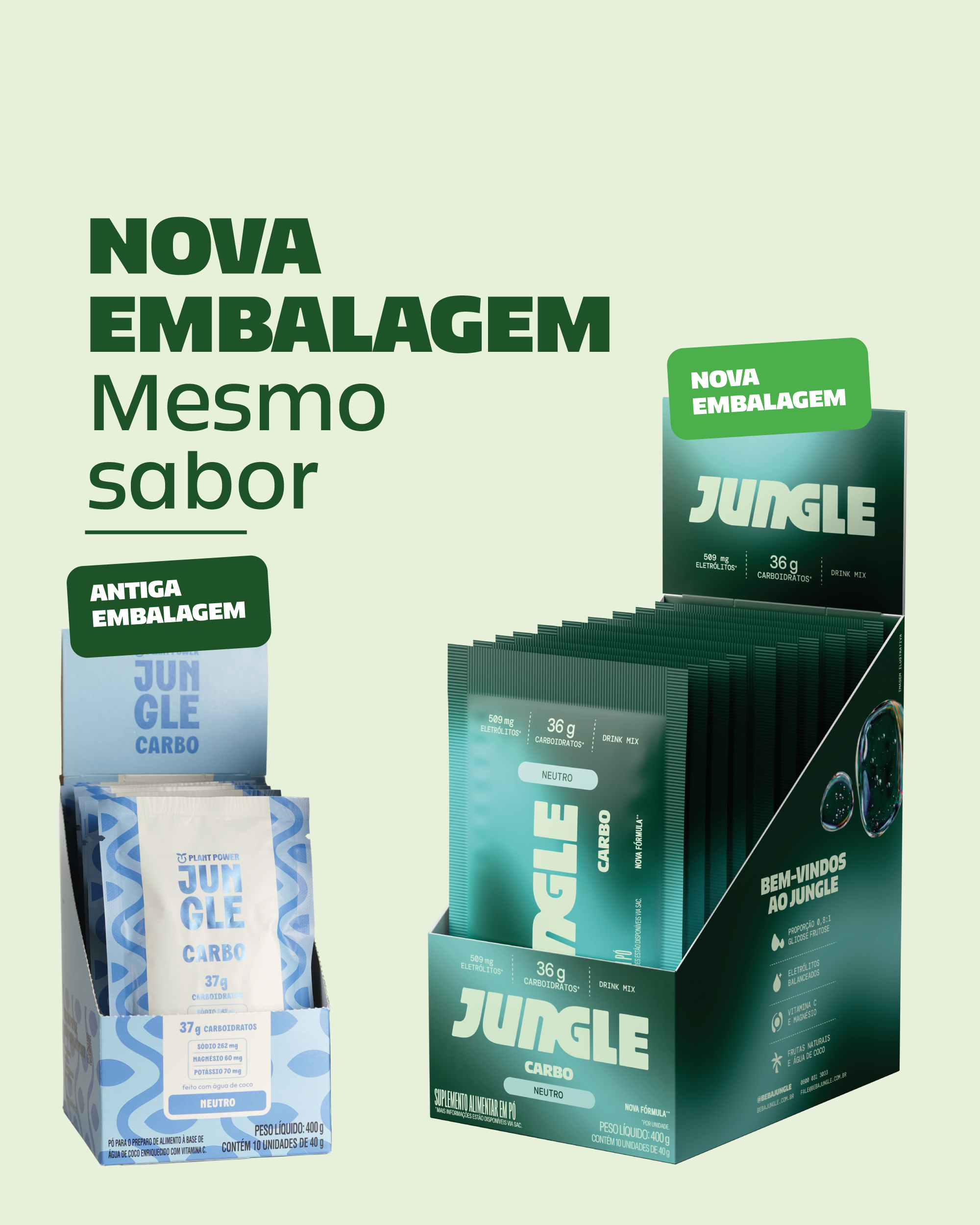 Jungle Carbo Neutro Sachê 40g (10 unidades)
