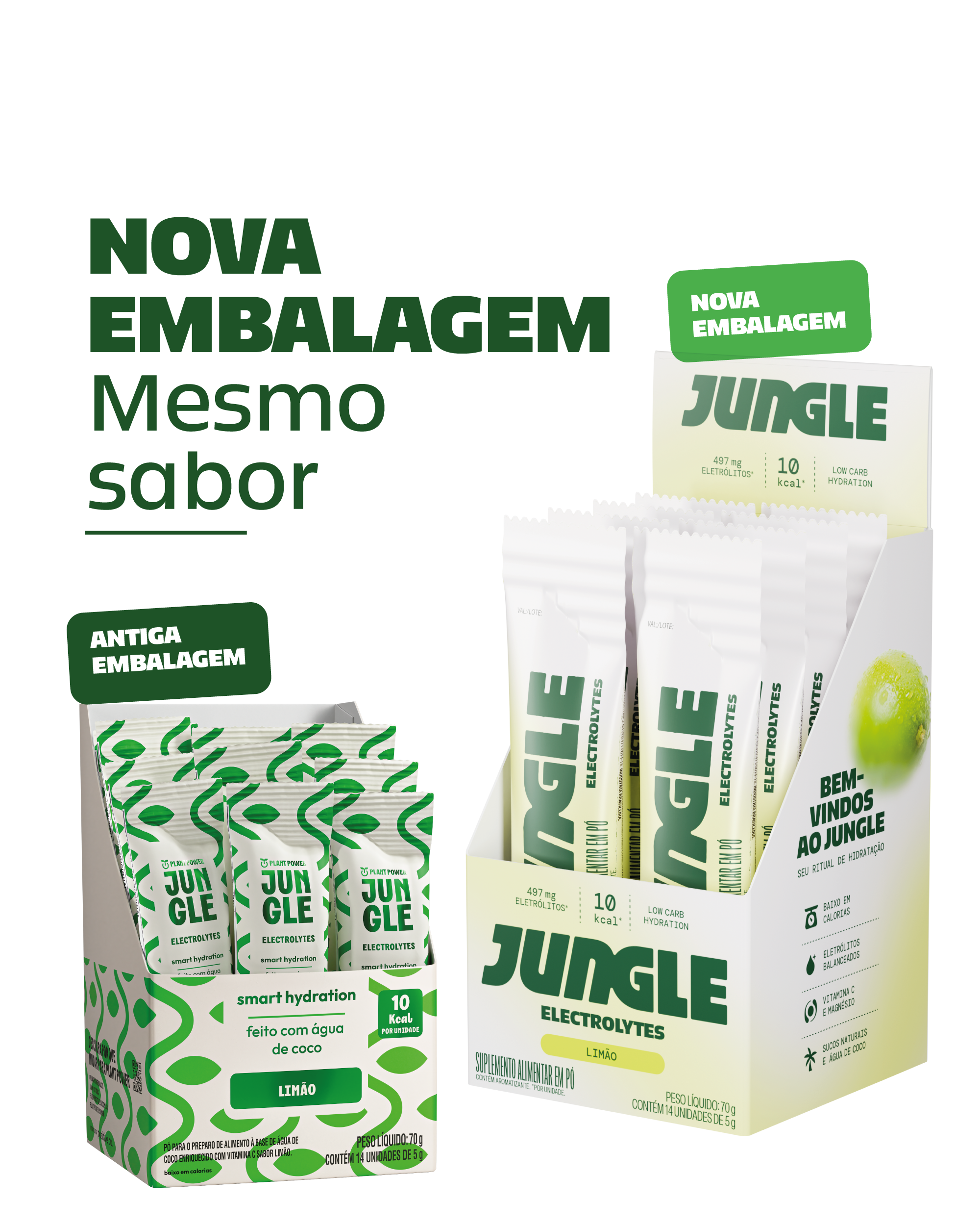 Jungle Electrolytes Limão 5g (14 unidades)