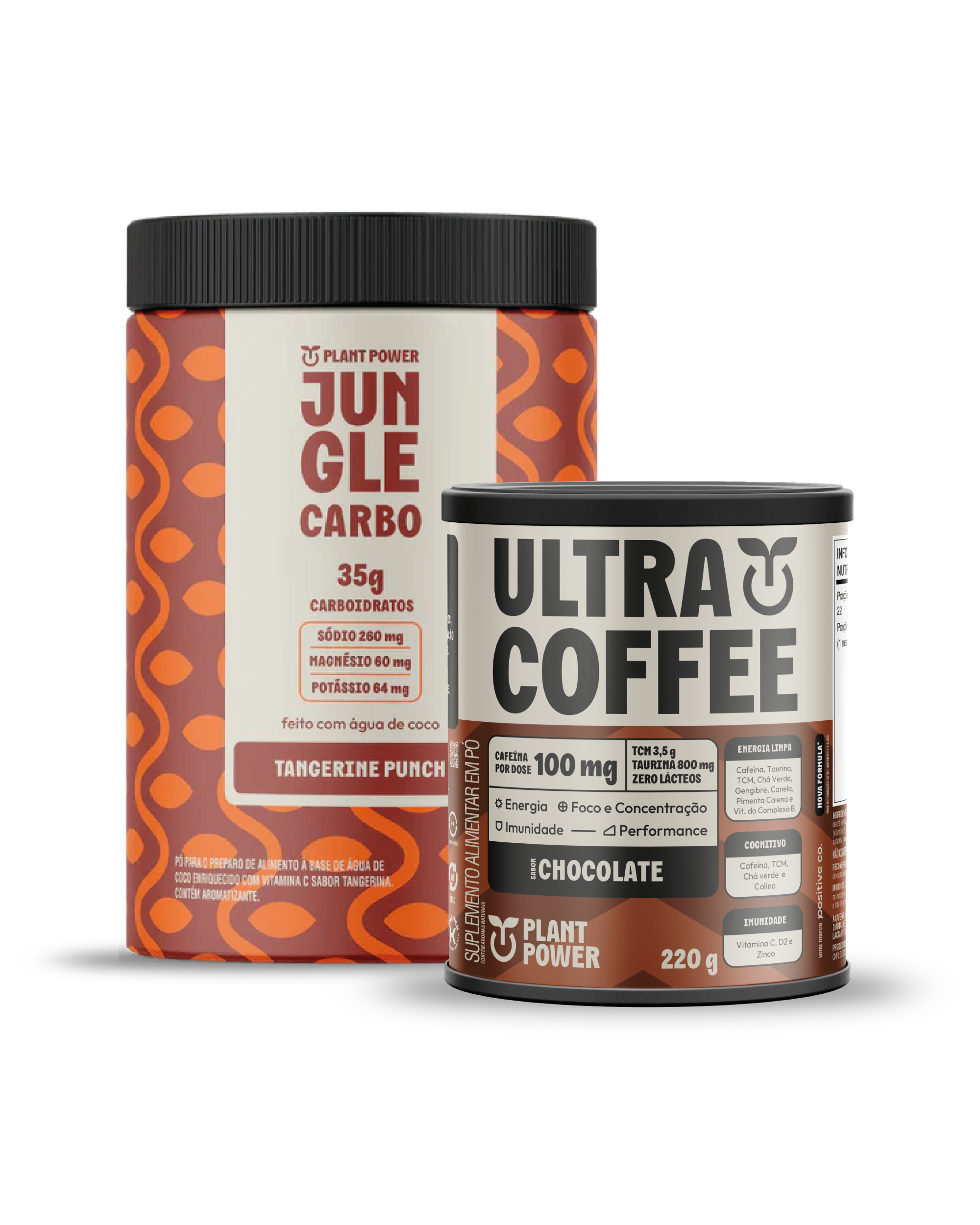 Jungle Carbo Tangerine Punch 880g + Ultracoffee Chocolate 220g