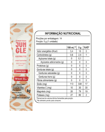 Kit Degustação Jungle Low Carb Stick 5g (6 unidades)