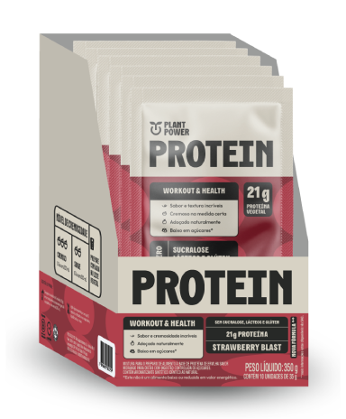 Protein Strawberry Blast Sachê 35g (10 unidades)