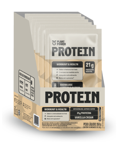 Protein Vanilla Cream Sachê 35g (10 unidades)