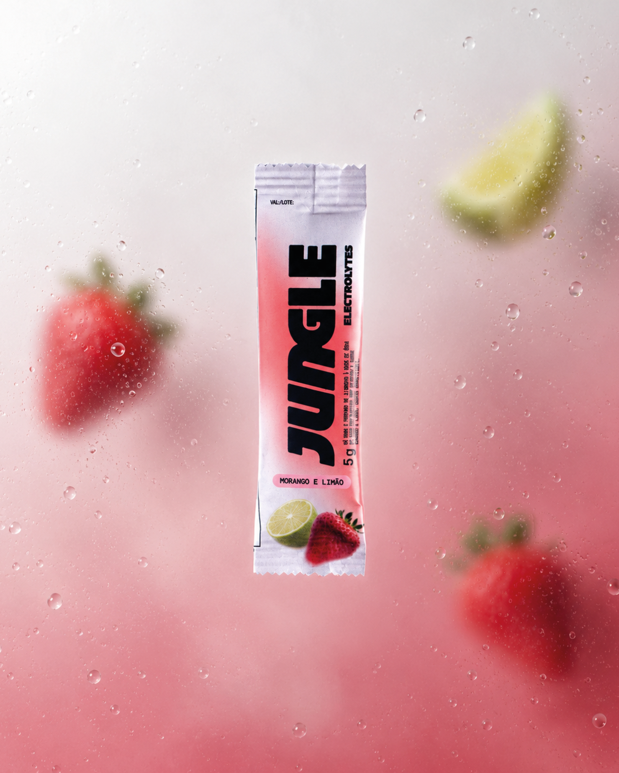 Jungle Electrolytes Morango e Limão 5g (14 unidades)
