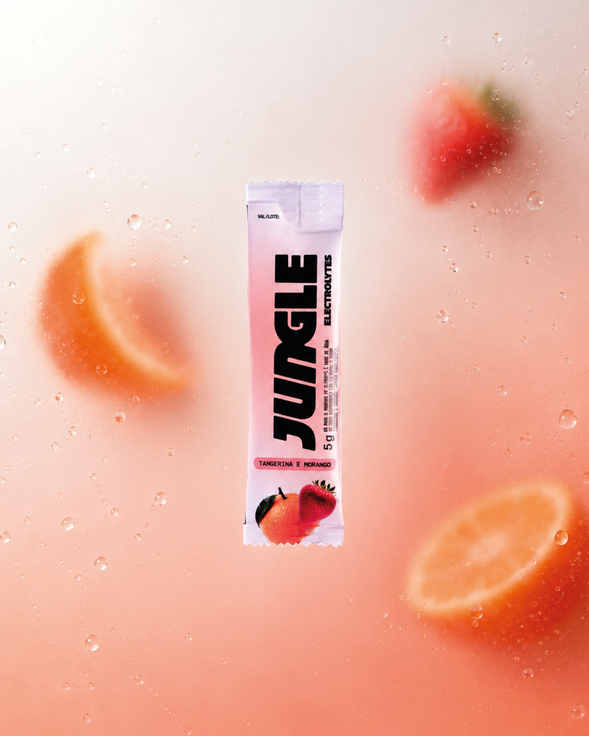 Jungle Electrolytes Tangerina e Morango 5g (14 unidades)