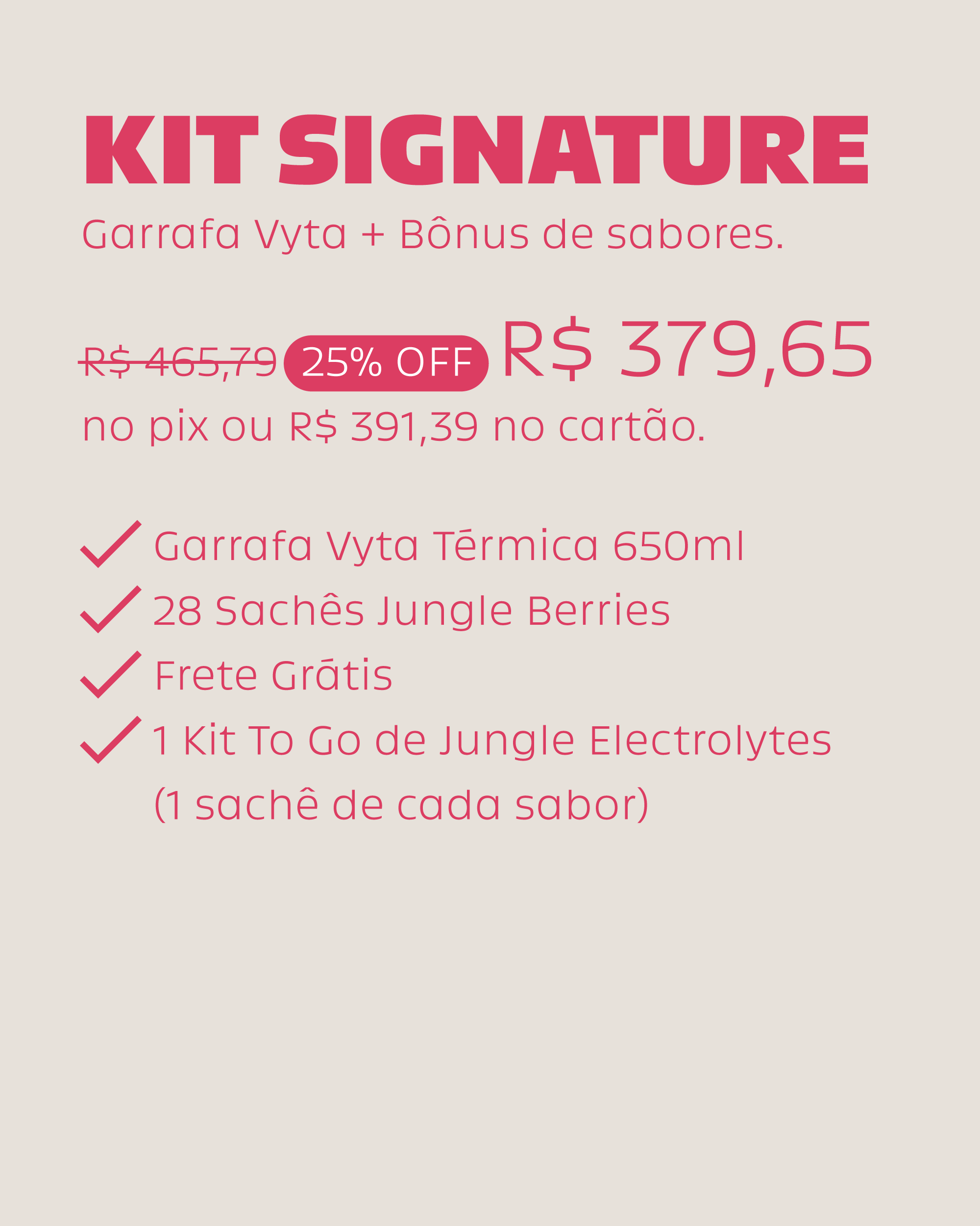 Kit Signature Jungle Electrolytes Berries by Pacco