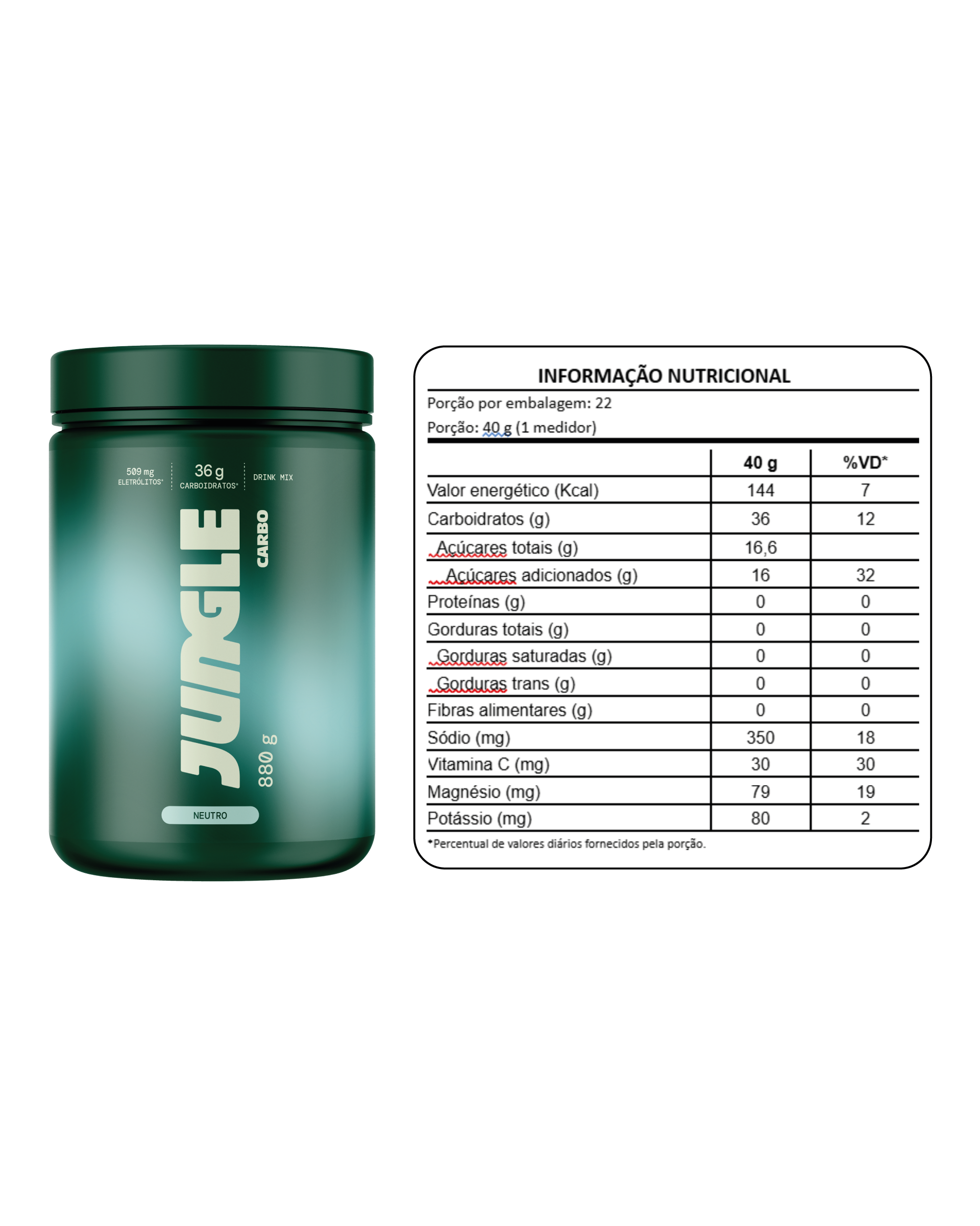 Jungle Carbo Neutro 880g