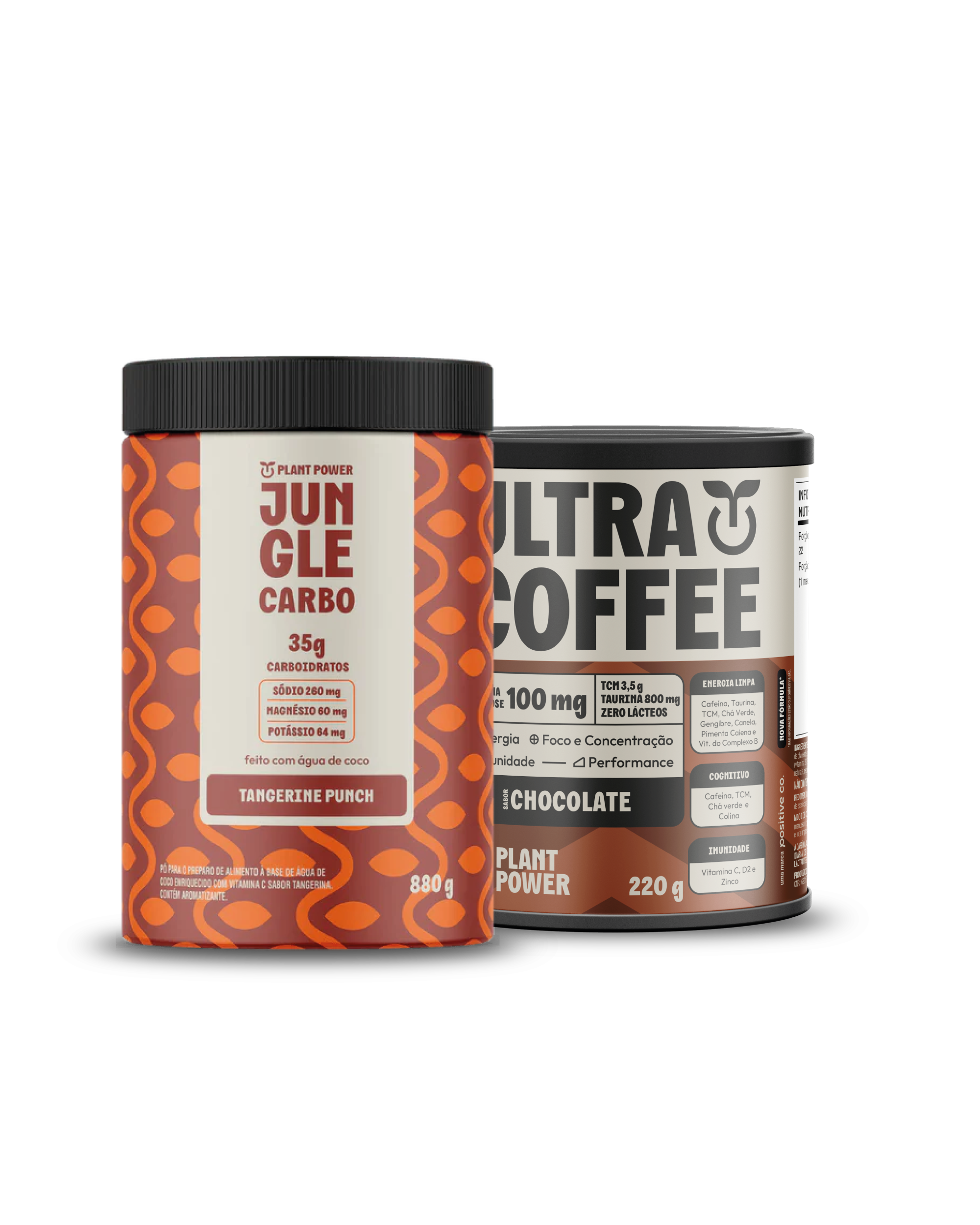 Jungle Carbo Tangerine Punch 880g + Ultracoffee Chocolate 220g