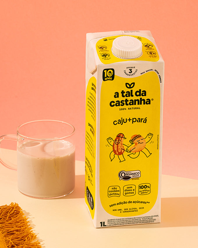 Castanha de Caju + Castanha do Pará Orgânico 1L