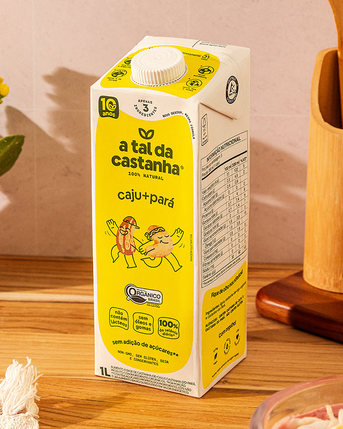 Castanha de Caju + Castanha do Pará Orgânico 1L