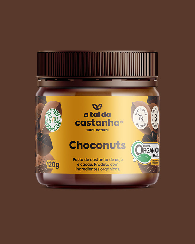 Pasta de Castanha Choconuts Orgânica 120g
