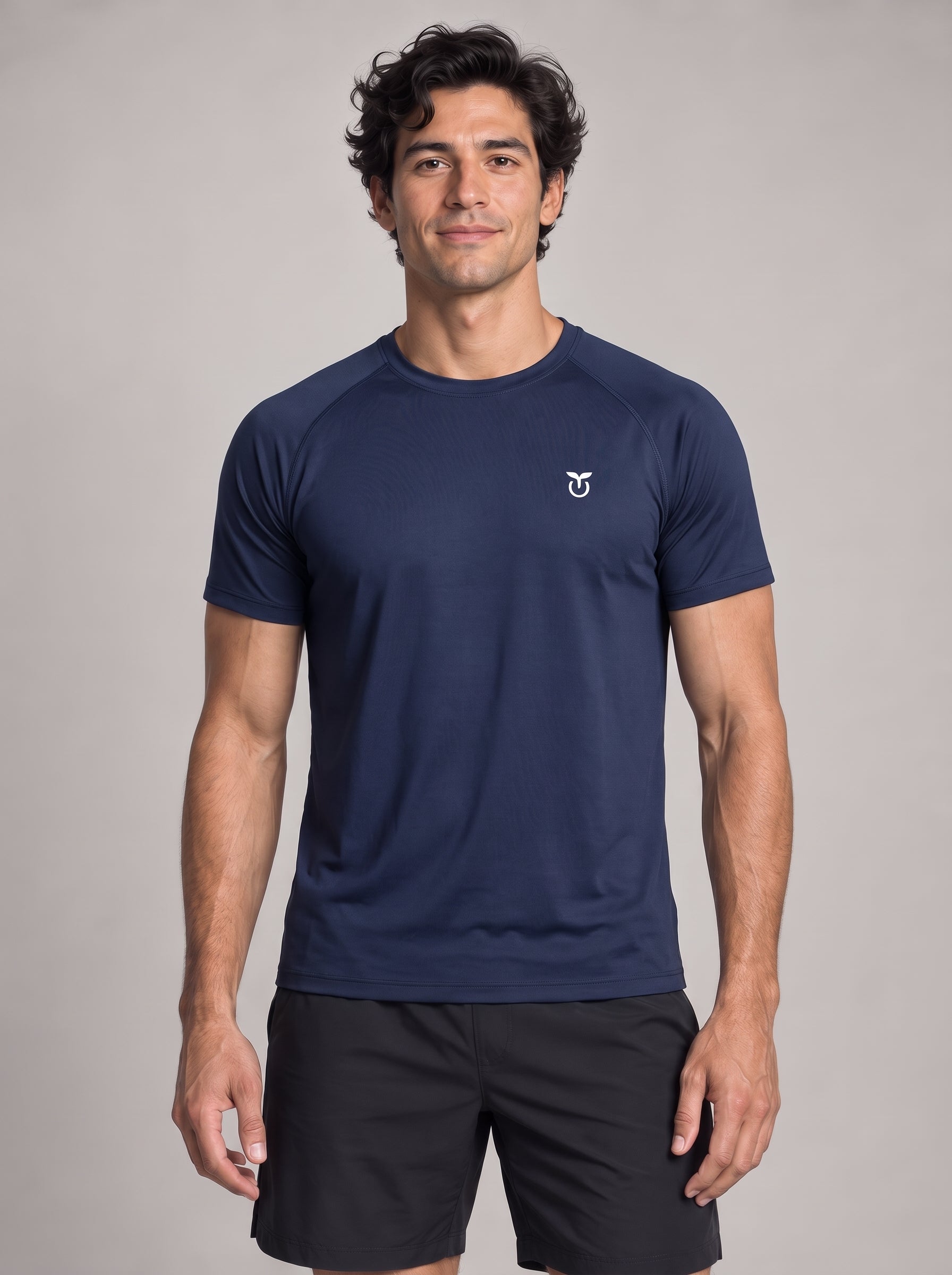 Camiseta Dry Fit Azul Plant Power