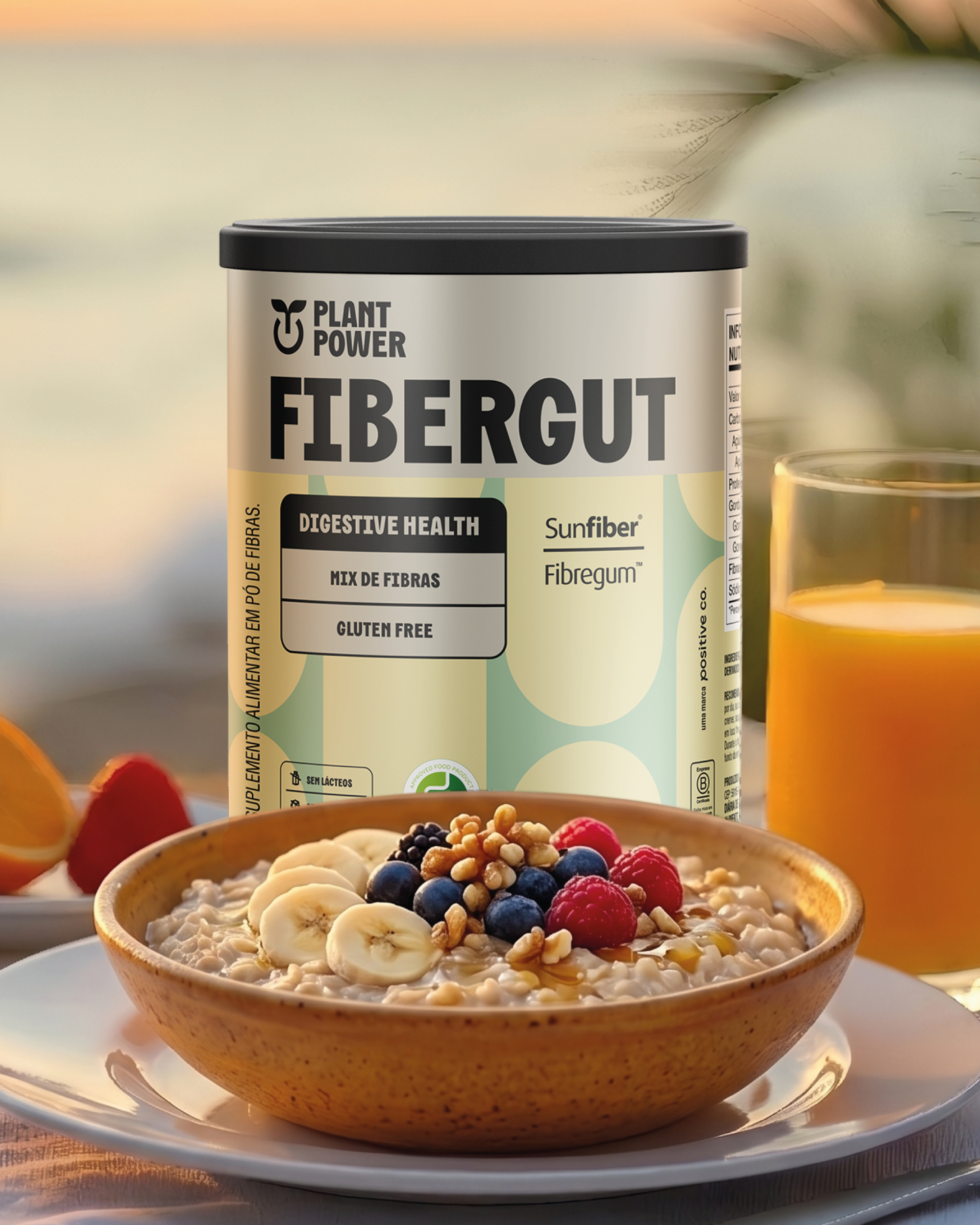 Suplemento de Fibras Fibergut 300g - Plant Power