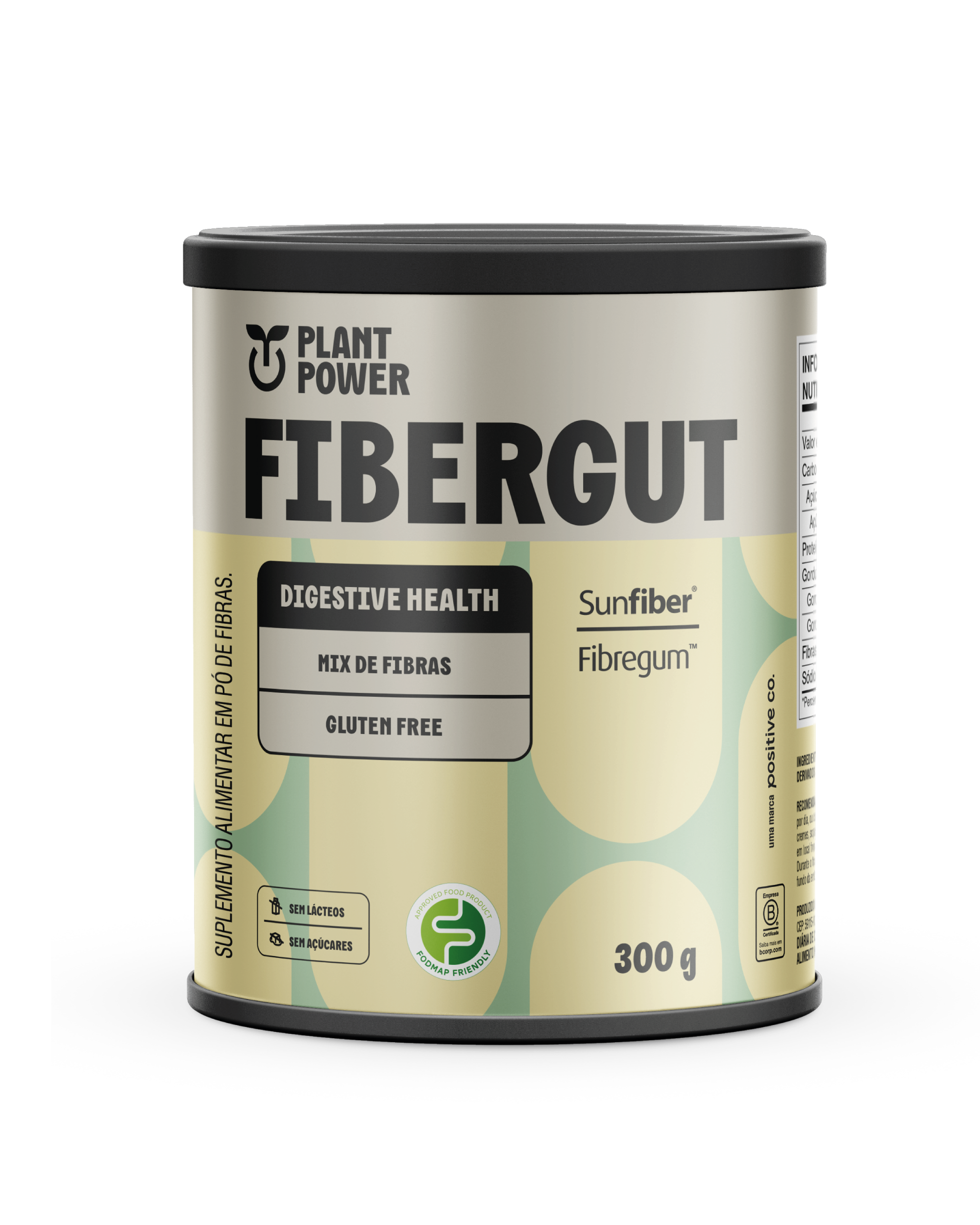 Suplemento de Fibras Fibergut 300g - Plant Power