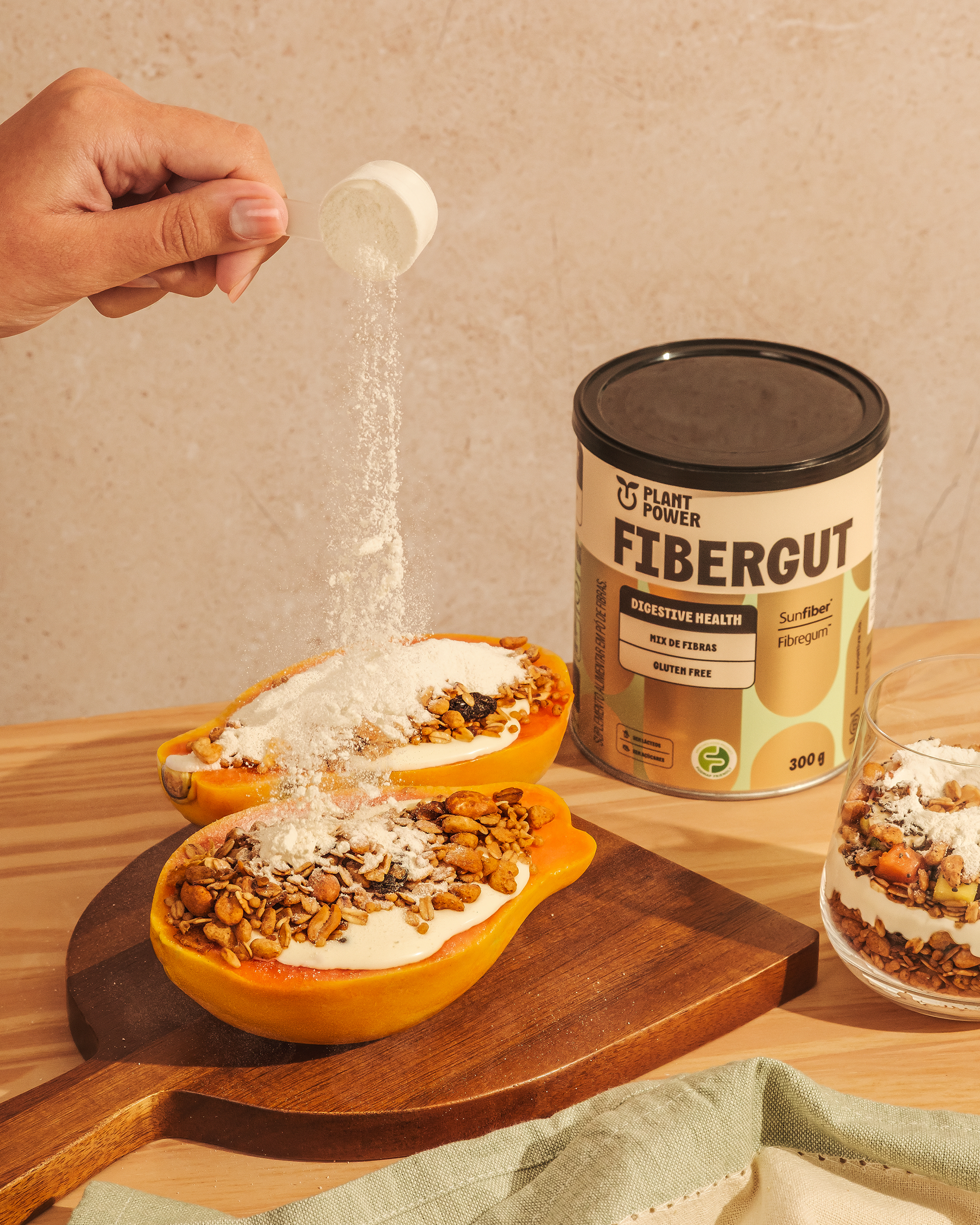 Suplemento de Fibras Fibergut 300g - Plant Power