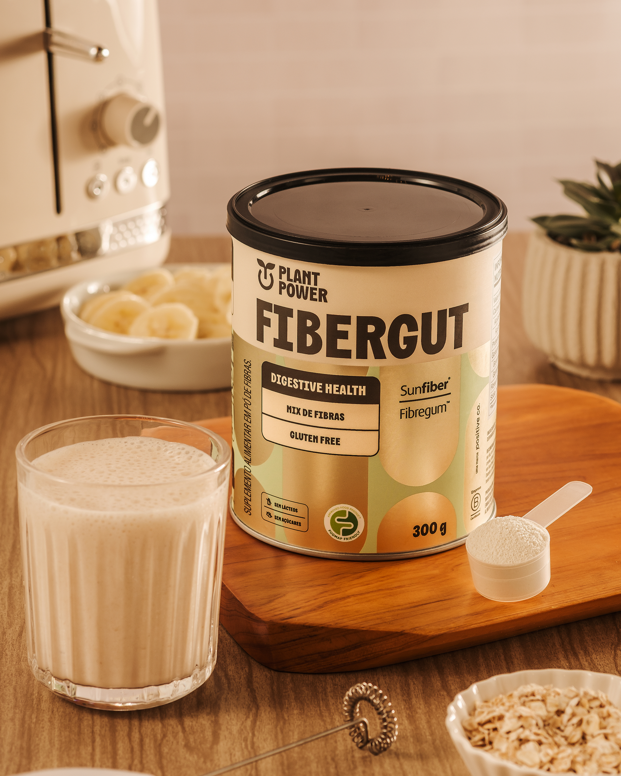 Suplemento de Fibras Fibergut 300g - Plant Power