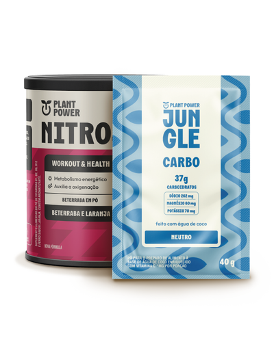 Jungle Carbo Neutro 880g + Nitro400 Beterraba e Laranja 270g