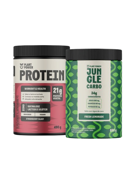 Jungle Carbo Fresh Lemonade 880g + Protein Strawberry Blast 490g