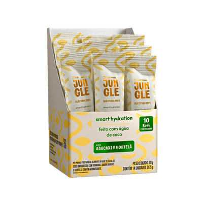 Jungle Electrolytes Abacaxi e Hortelã (14 unidades)