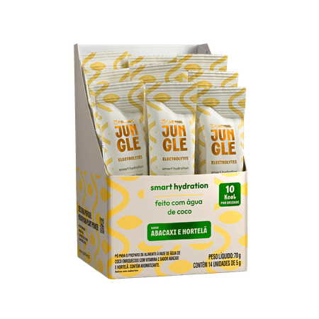 Jungle Electrolytes Abacaxi e Hortelã (14 unidades)