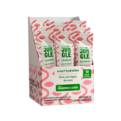 Jungle Electrolytes Morango e Limão 5g (14 unidades)