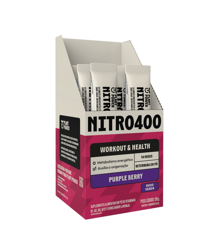Nitro400 Purple Berry Sachê 9g (14 unidades)