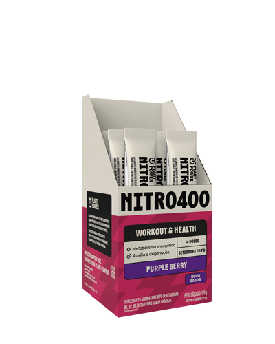 Nitro400 Purple Berry Sachê 9g (14 unidades)