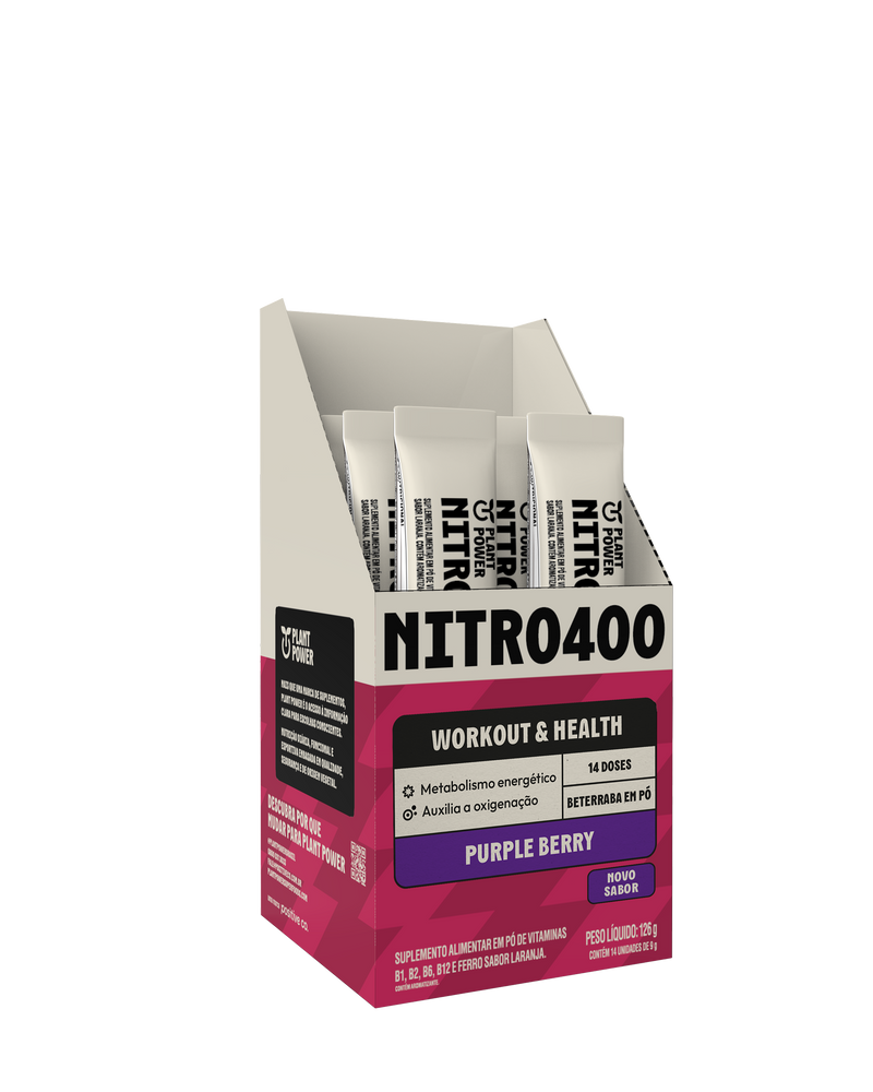 Nitro400 Purple Berry Sachê 9g (14 unidades)