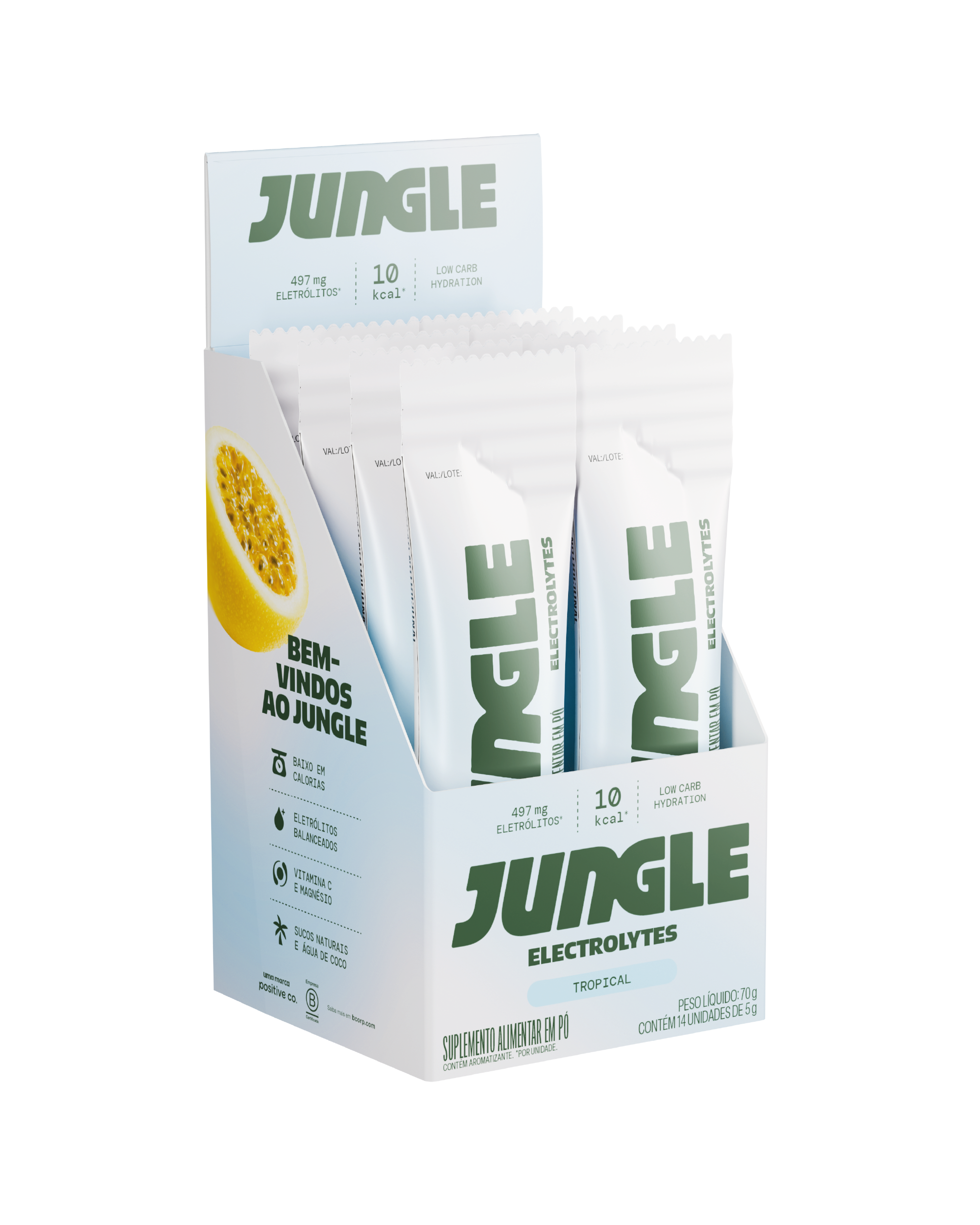 Jungle Electrolytes Tropical 5g (14 unidades)