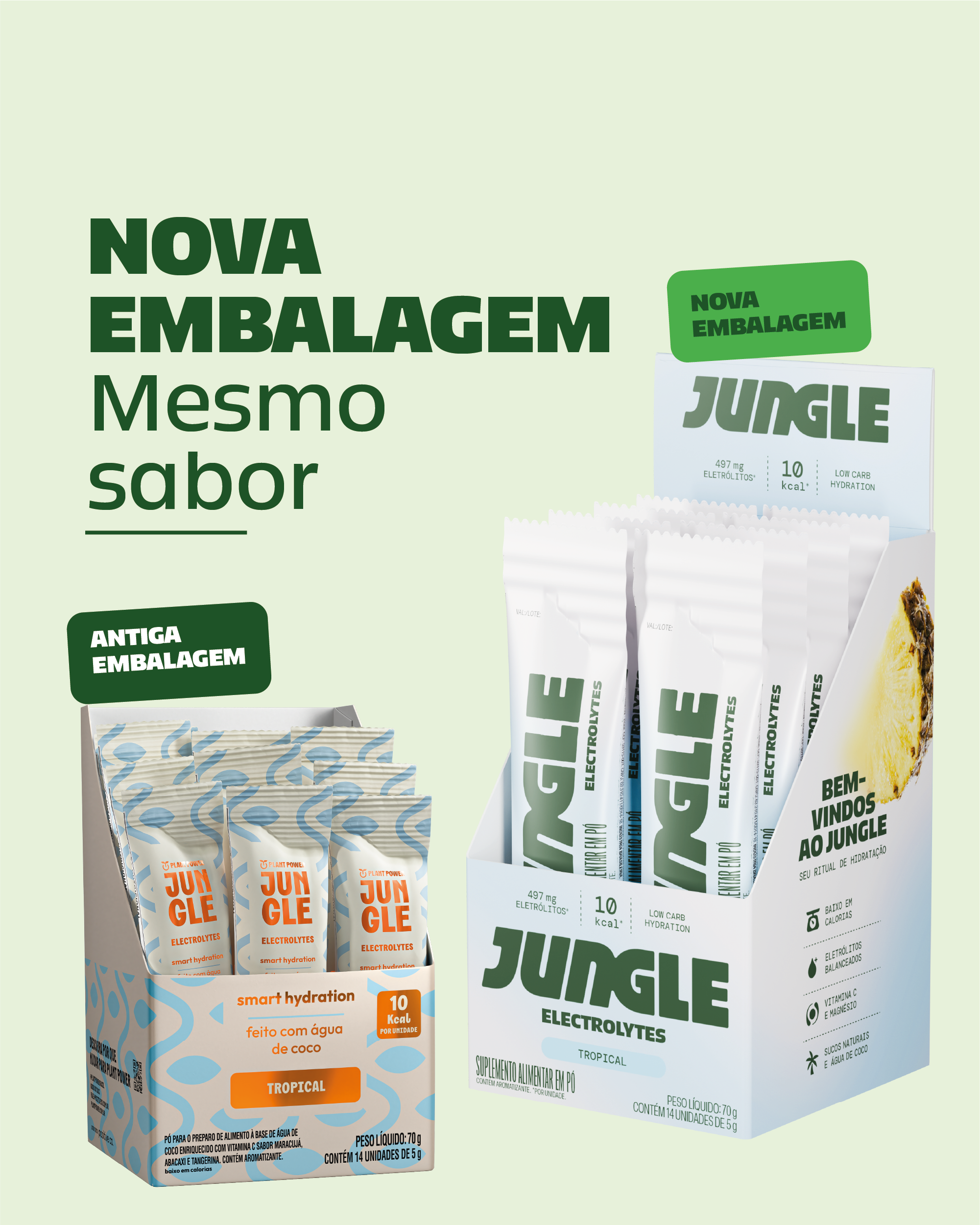 Jungle Electrolytes Tropical 5g (14 unidades)