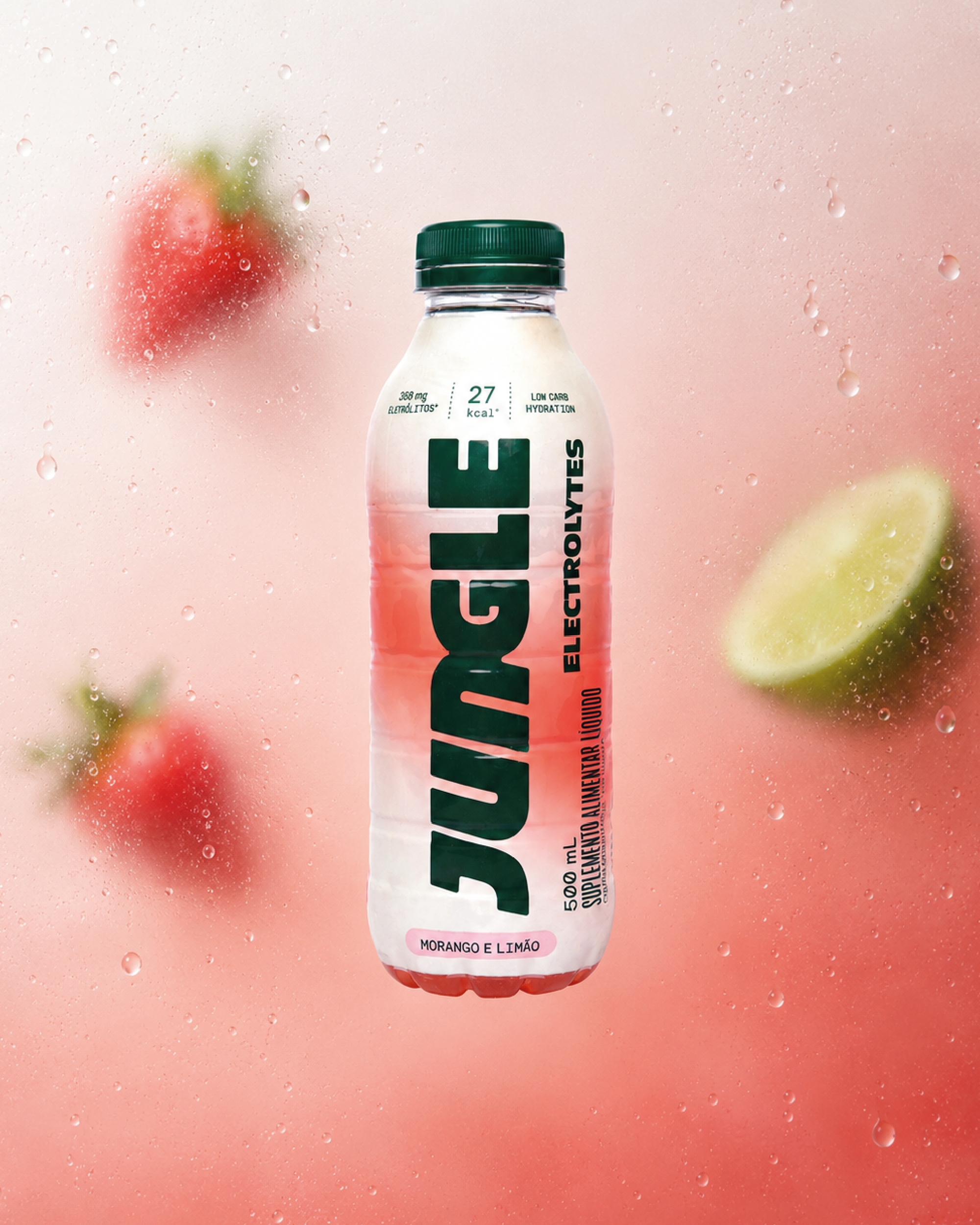 Jungle Morango e Limão Electrolytes 500ml