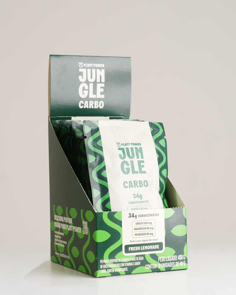Jungle Carbo Lemonade Sachê 40g (10 unidades) + Ultracoffee Cappuccino 220g
