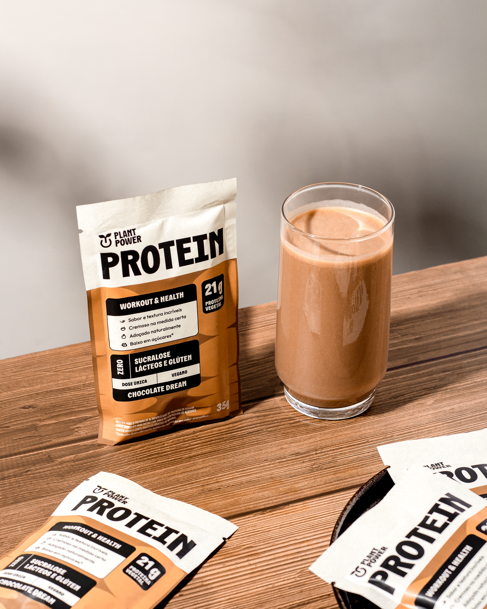 Jungle Carbo Neutro Sachê 40g (10 unidades) + Protein Chocolate Dream Sachê 35g (10 unidades)