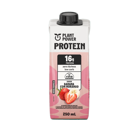 Shake Protein Banana com Morango 250ml