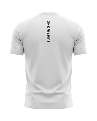 Camiseta Dry Fit Branca Plant Power