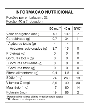 Jungle Carbo Fresh Lemonade 880g