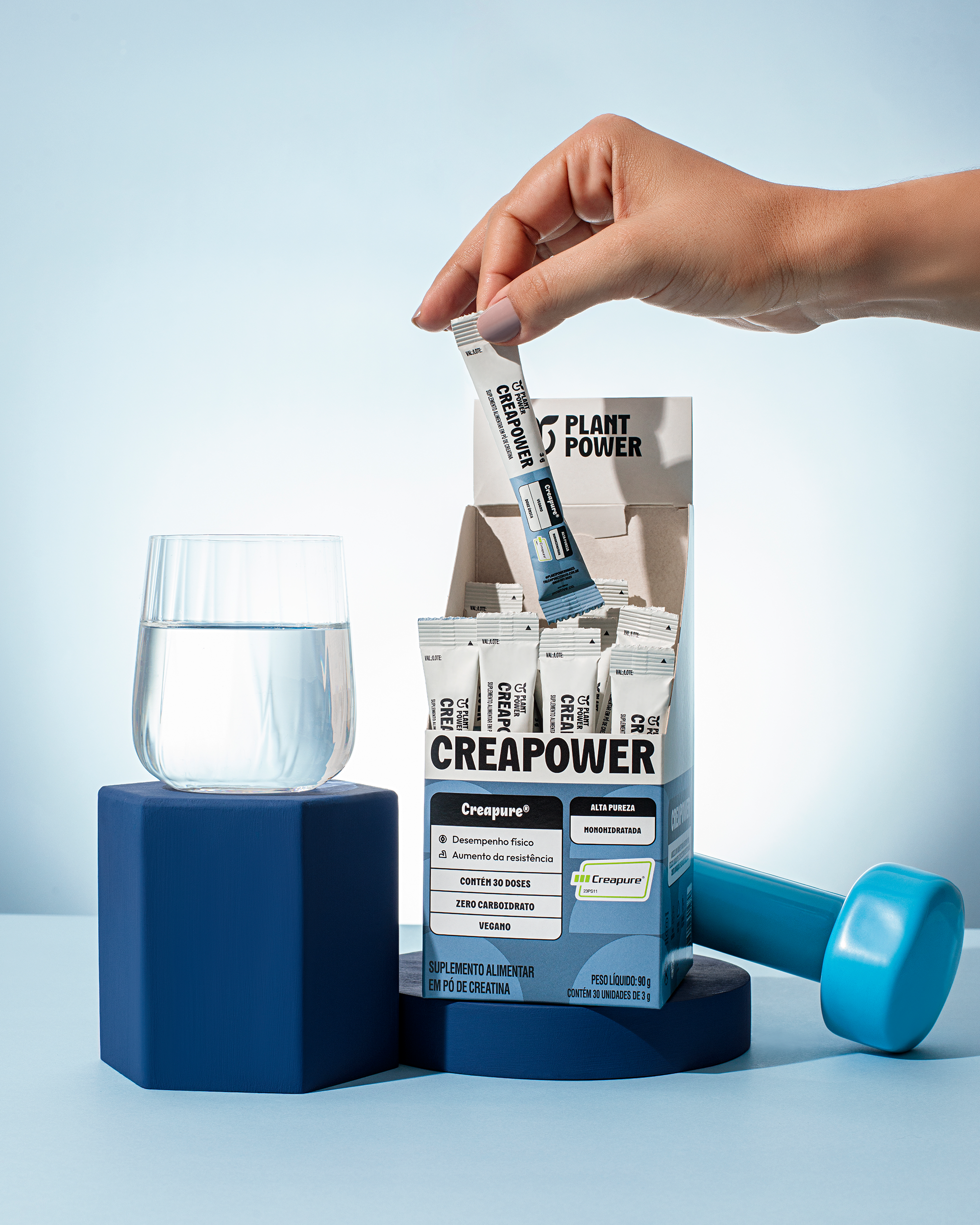 Jungle Carbo Neutro Sachê 40g (10unid) + Creapower Creapure® Stick 3g (30unid)