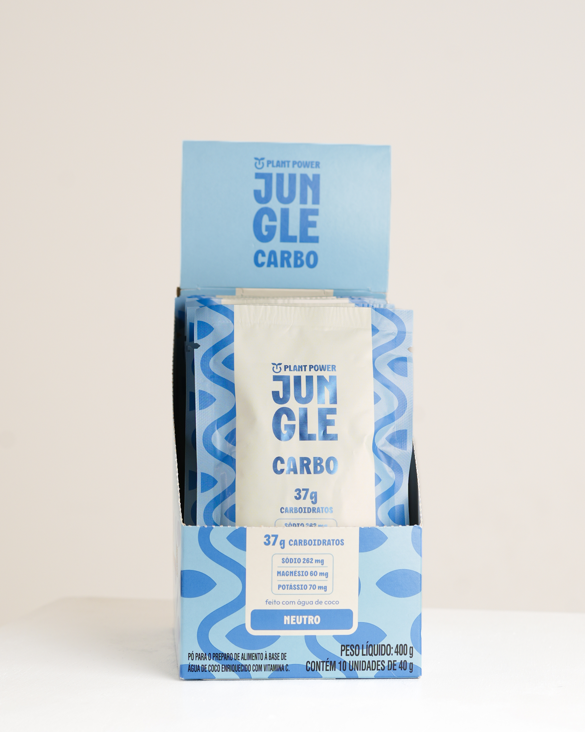 Jungle Carbo Neutro Sachê 40g (10 unidades) + Protein Chocolate Dream Sachê 35g (10 unidades)
