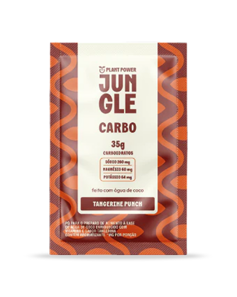 Jungle Carbo Tangerina Sachê 40g (10unid) + Creatine 300g