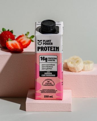 Shake Protein Banana com Morango 250ml